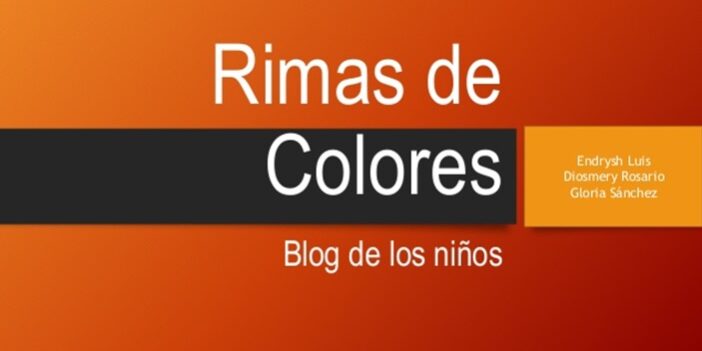 rimas de colores rimas de colores
