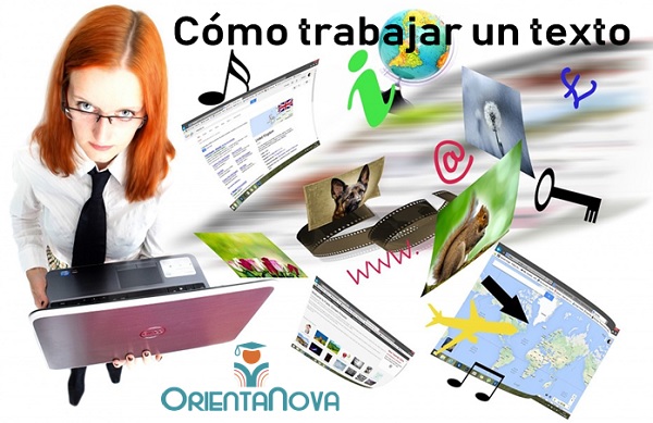 trabajar un texto